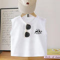 Joyla Kids Sleeveless Tee – The Panda Cartoon Vest That Keeps Cool & Looks Adorable