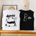 Joyla Kids Sleeveless Tee – The Panda Cartoon Vest That Keeps Cool & Looks Adorable