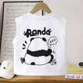 Joyla Kids Sleeveless Tee – The Panda Cartoon Vest That Keeps Cool & Looks Adorable